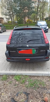 Peugeot 206 cena 3600 przebieg: 256000, rok produkcji 2003 z Pruszków małe 56
